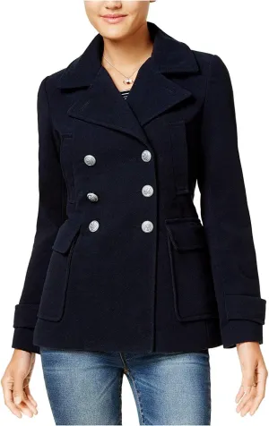 CoffeeShop Women's Jr Woven Peacoat Navy Small