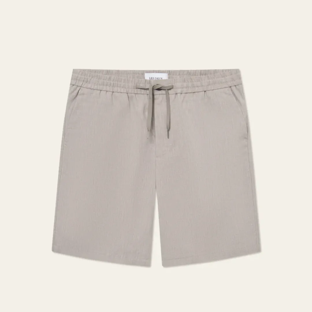Como Slub Drawstring Shorts (Light Sand)