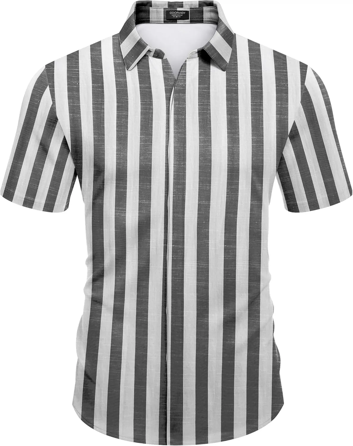 COOFANDY Mens Short Sleeve Wrinkle Free Shirt Casual Button Down Shirt Summer Dress Shirt