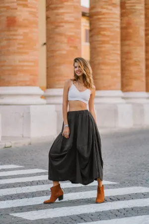 Cotton Pants Amisha Solid Black