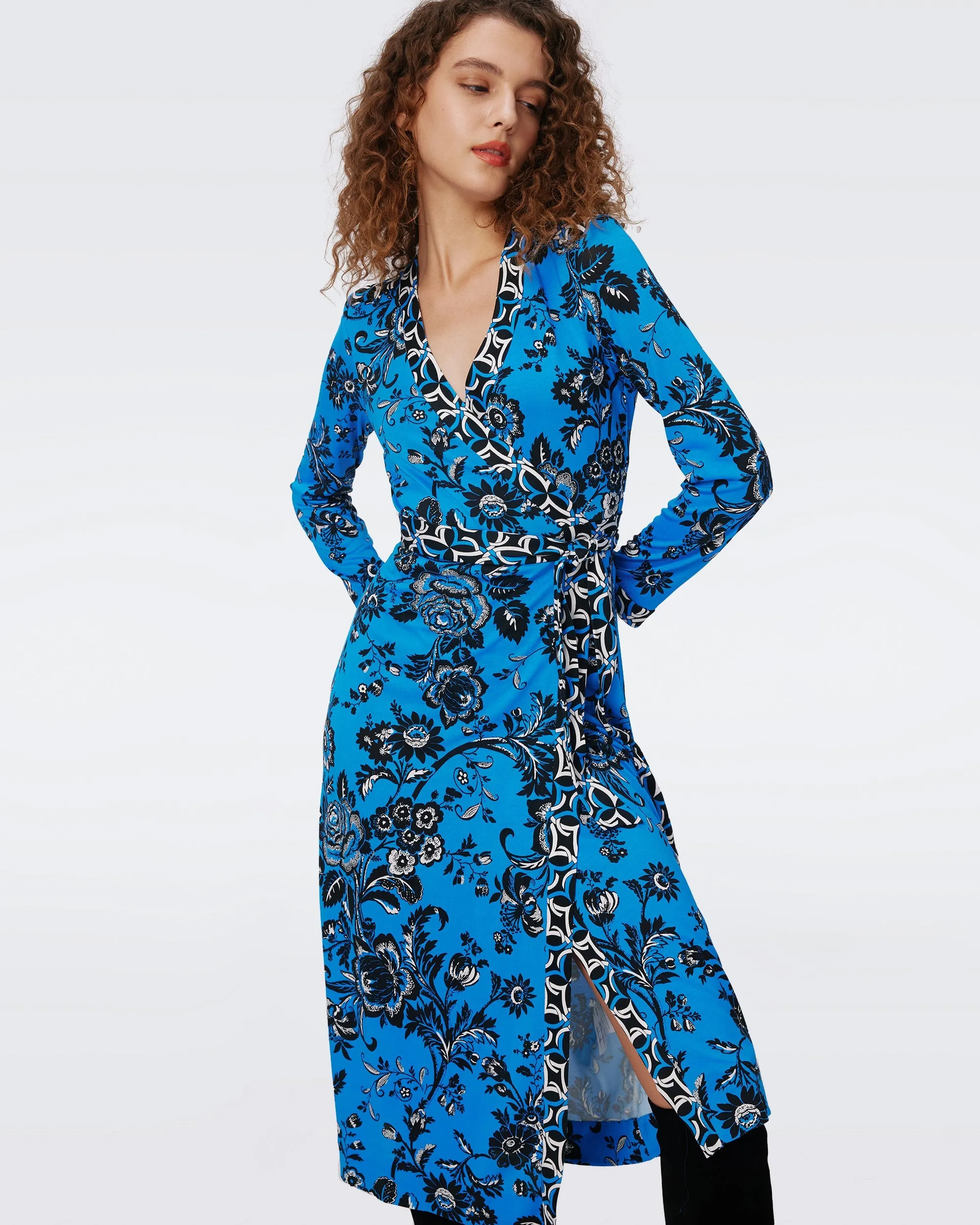 Danica Silk Jersey Wrap Dress
