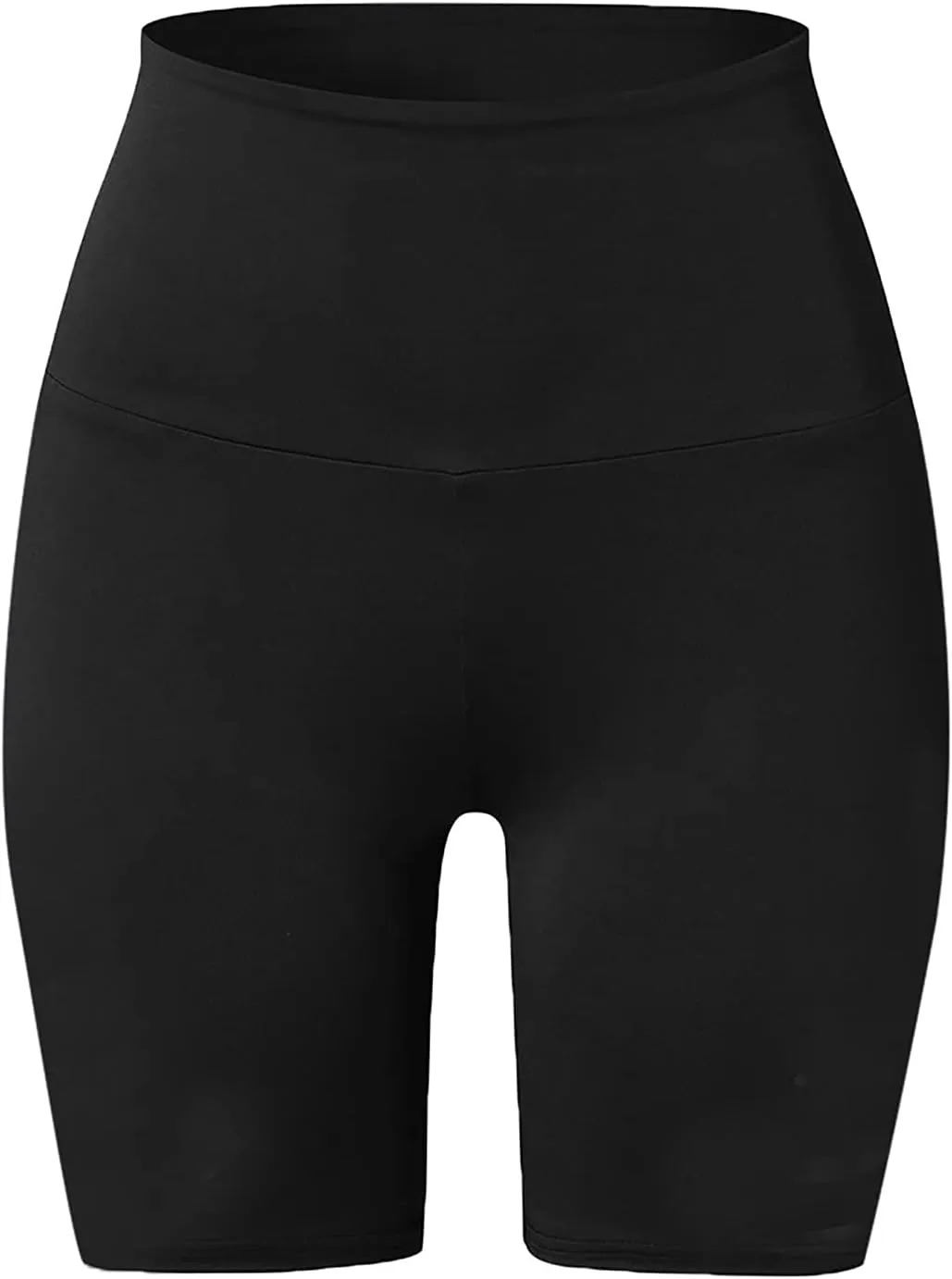DASAYO Womens High Waist Lounge Workout Shorts Booty Gym Shorts Solid Quick Dry Stretch Soft Biker Tennis Running Yoga Shorts