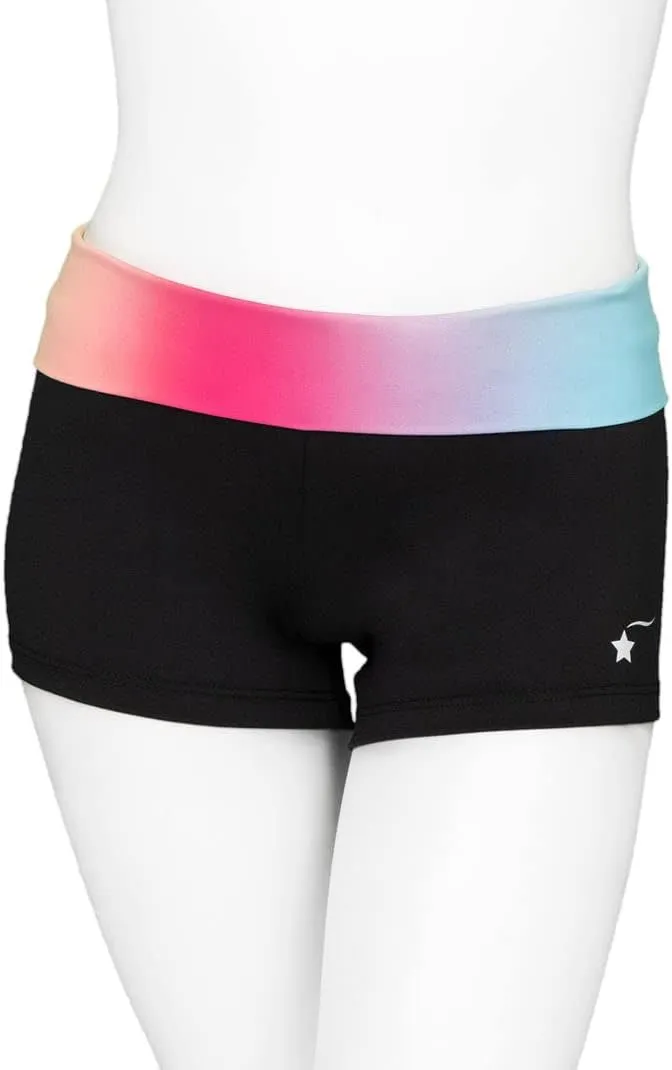 Destira High Waisted Shorts, Girls Gymnastics Shorts, Child