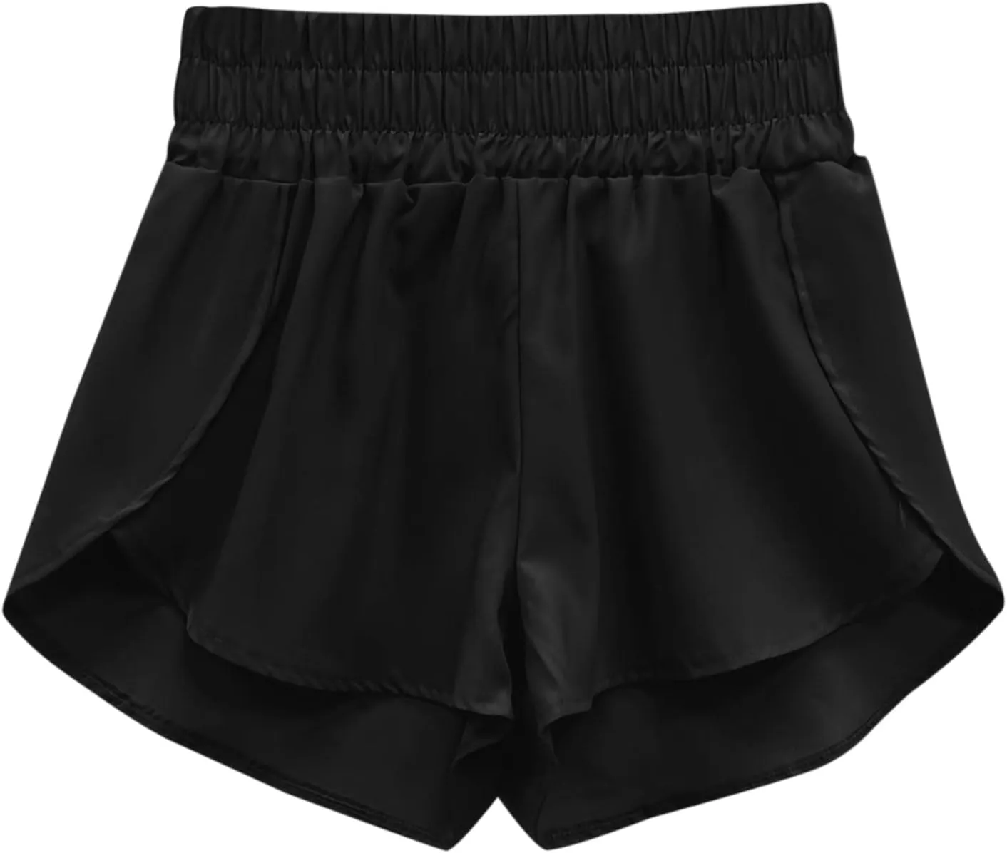 Elastic High Waisted Athletic Shorts for Women Girls Summer Running Sporty Quick Drying Plus Size Shorts Gym Workout Shorts