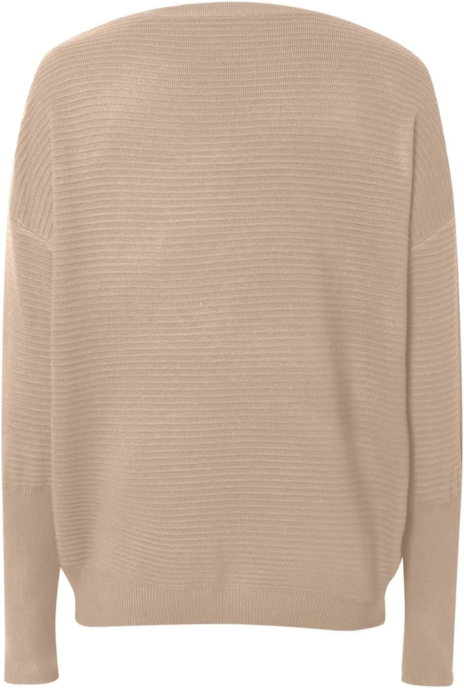Fall Sweaters for Women Chunky Knit Crewneck Solid Color Long Sleeve Soft Lightweight Casual Sweaters Tops
