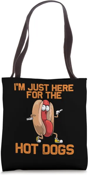 Funny Hot Dog Art For Men Women Kids Hot Dog Stand Hot Dog Tote Bag