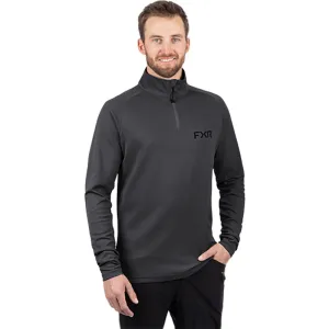 FXR Pilot UPF 1/4 Zip Longsleeve T-Shirt Asphalt Black