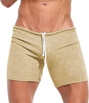 GOKKILRW Mens Shorts Summer Loungewear Gym Workout Boxer Shorts Bodybuilding Athletic Shorts Soft Comfy Breathable Beachwear