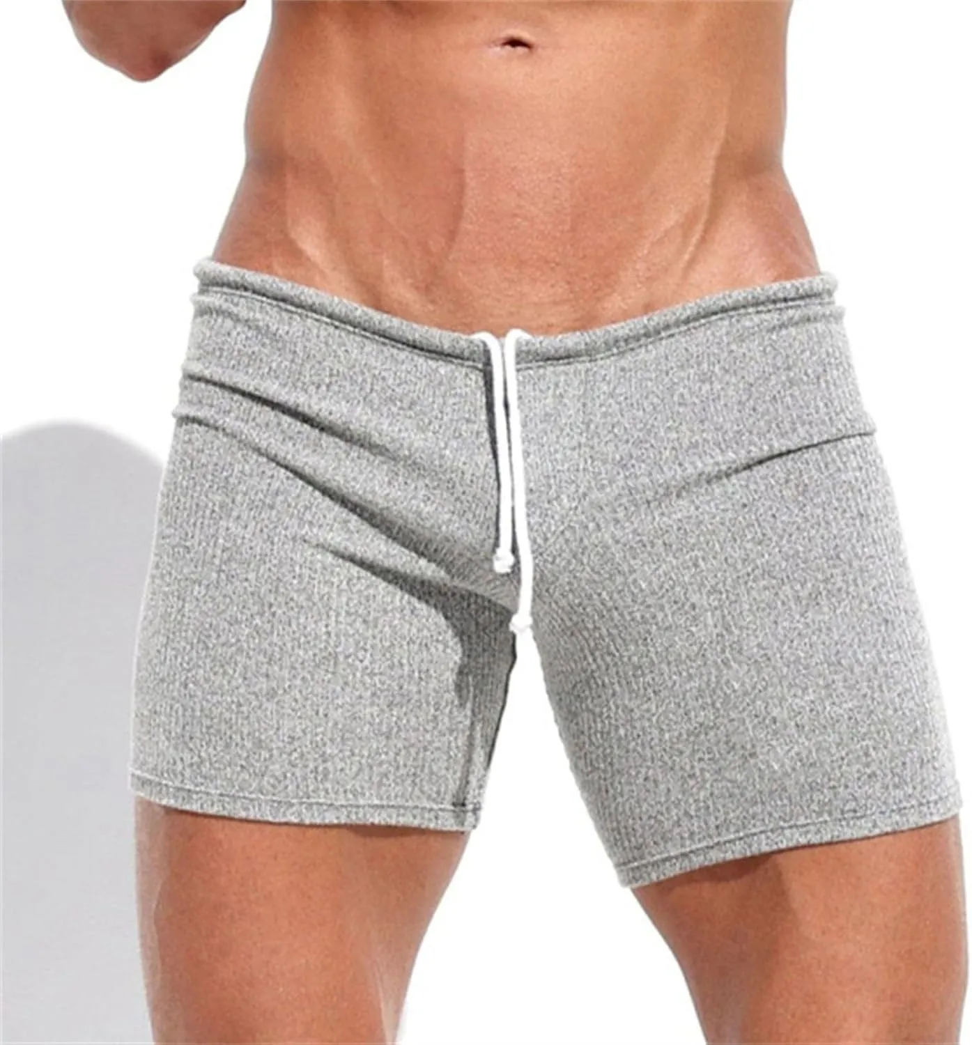 GOKKILRW Mens Shorts Summer Loungewear Gym Workout Boxer Shorts Bodybuilding Athletic Shorts Soft Comfy Breathable Beachwear