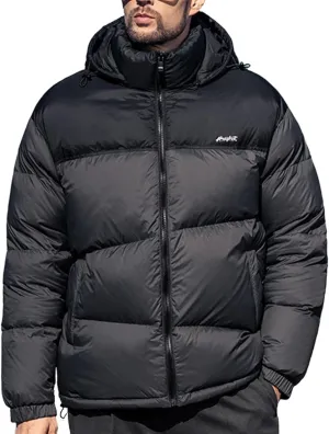Goose Down Jacket, Warm and Soft Goose Down Jackets Men,Waterproof Windproof Unisex Down Jacket