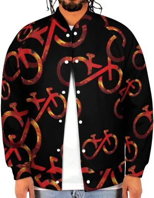 Got Dirt Bike Lightweight Men's Baseball Jackets Relaxed Fit Varsity Bomber Jacket Windbreaker Coat
