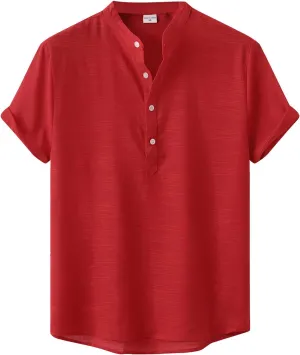 Hawaiian Shirt for Men, Dress Shirt Men's Casual Button Down Shirts Wrinkle-Free Short Sleeve Business Dress Shirt