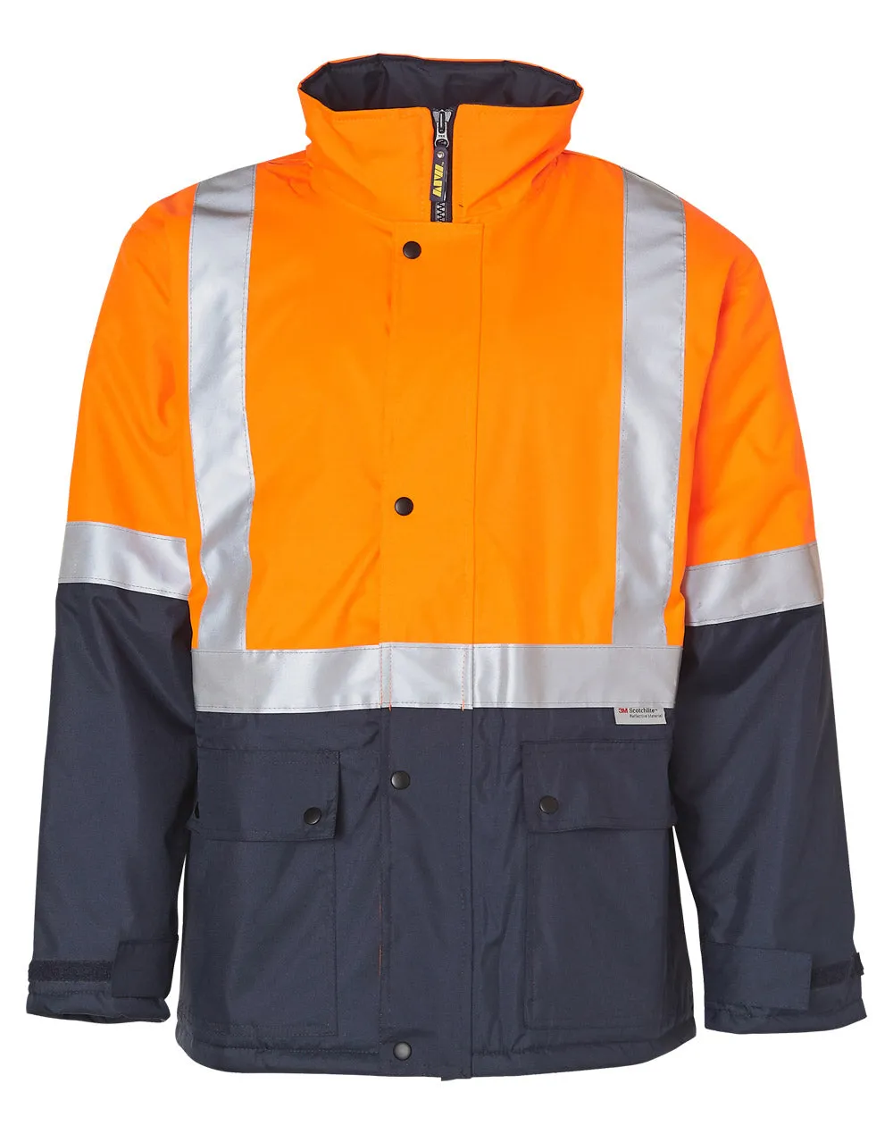 High Visibility Two Tone Softshell Jacket with 3M Reflective Tapes SW28A
