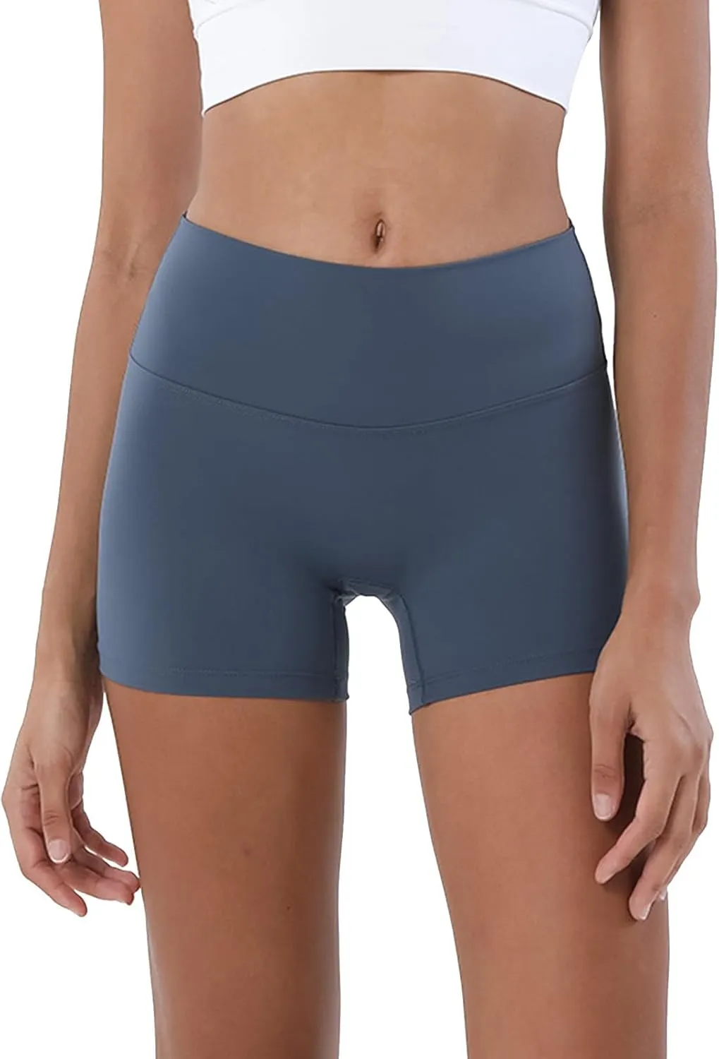 High Waisted Biker Shorts for Women Women Butt Lifting Shorts Pockets High Waisted Biker Anti Cellulite Up Workout