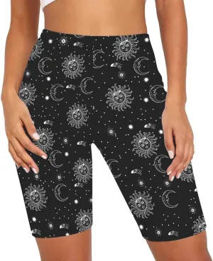 Hopgo Women's High Waisted Shorts Yoga Shorts Bike Shorts Workout Shorts