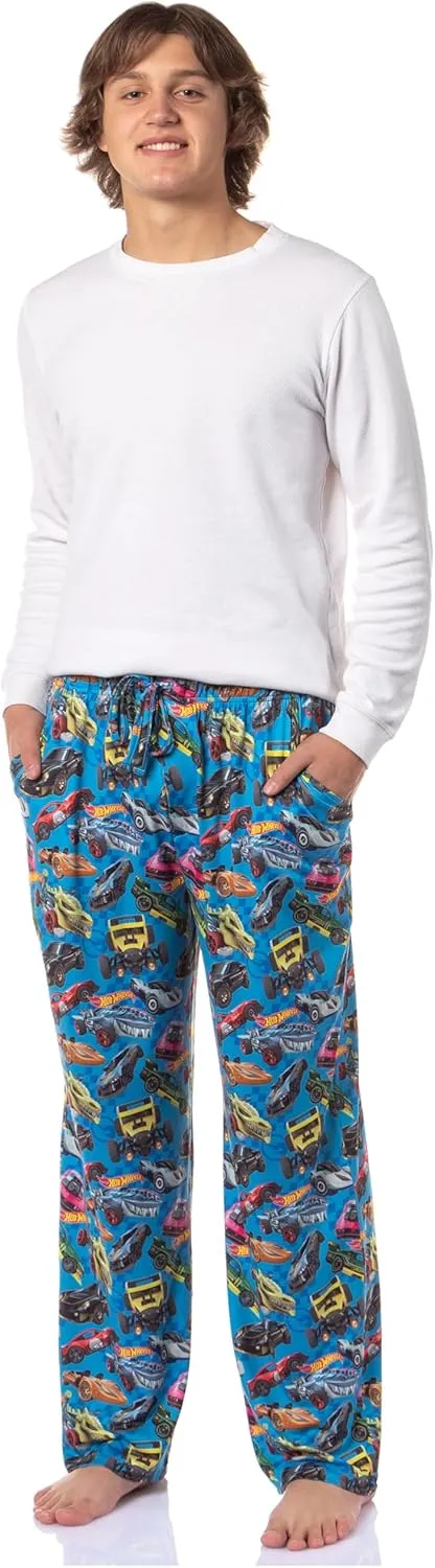 Hot Wheels Sleep Family Bone Shaker Sharkruiser Tossed Cars Print Pajama Pants