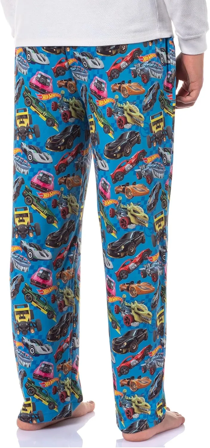 Hot Wheels Sleep Family Bone Shaker Sharkruiser Tossed Cars Print Pajama Pants
