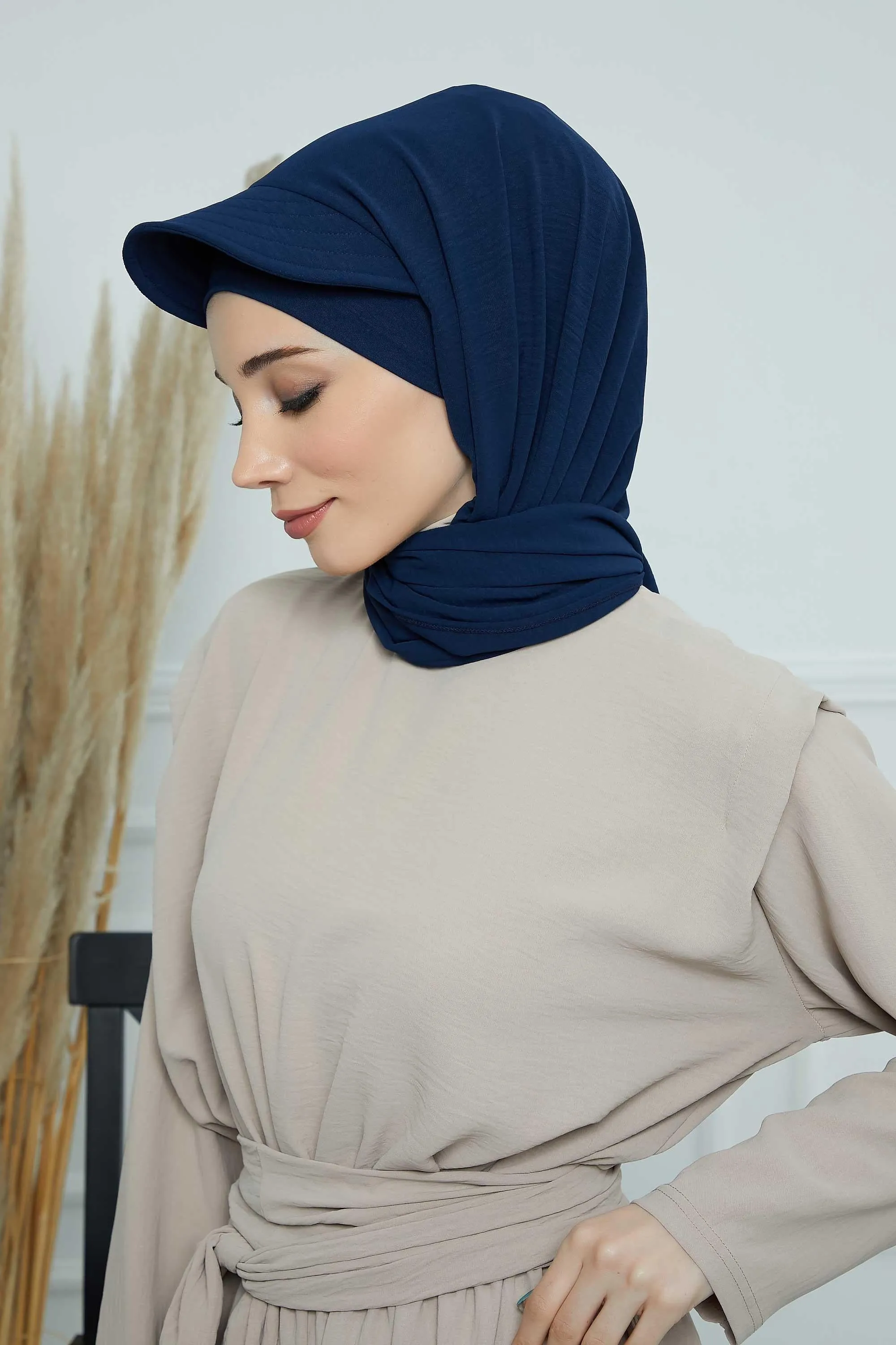 Instant Aerobin Shawl Newsboy Scarves Bandana Women's Cap Turban Visor Stylish Hijab Hat Turban,SS-1A