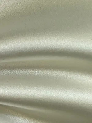 Ivory Polyester Duchess Satin - Supreme