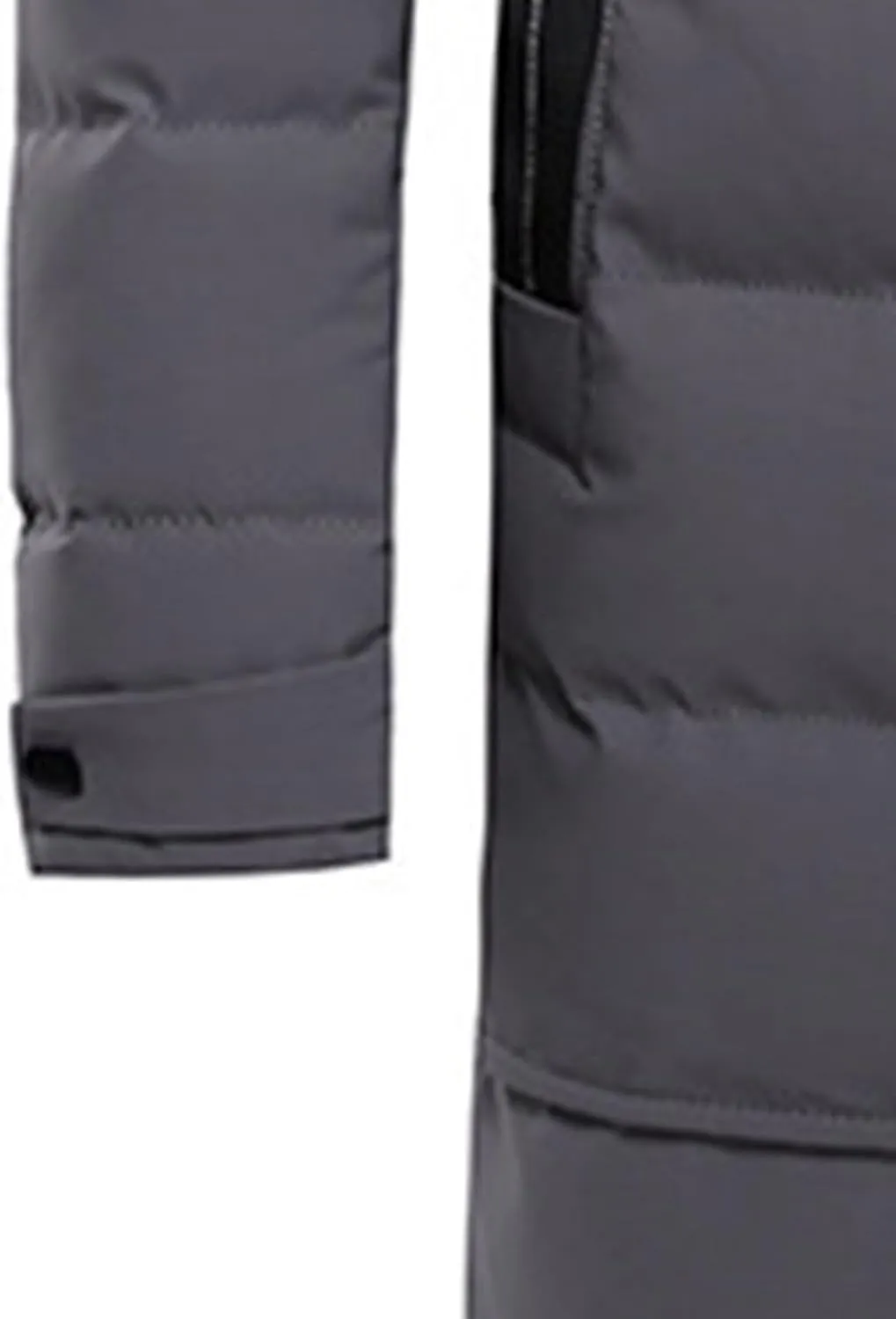 JEShifangjiusu Mens Thickened Down Jacket Winter Warm Down Coat Windbreaker Long Waterproof Insulated Puffer Down Jacket