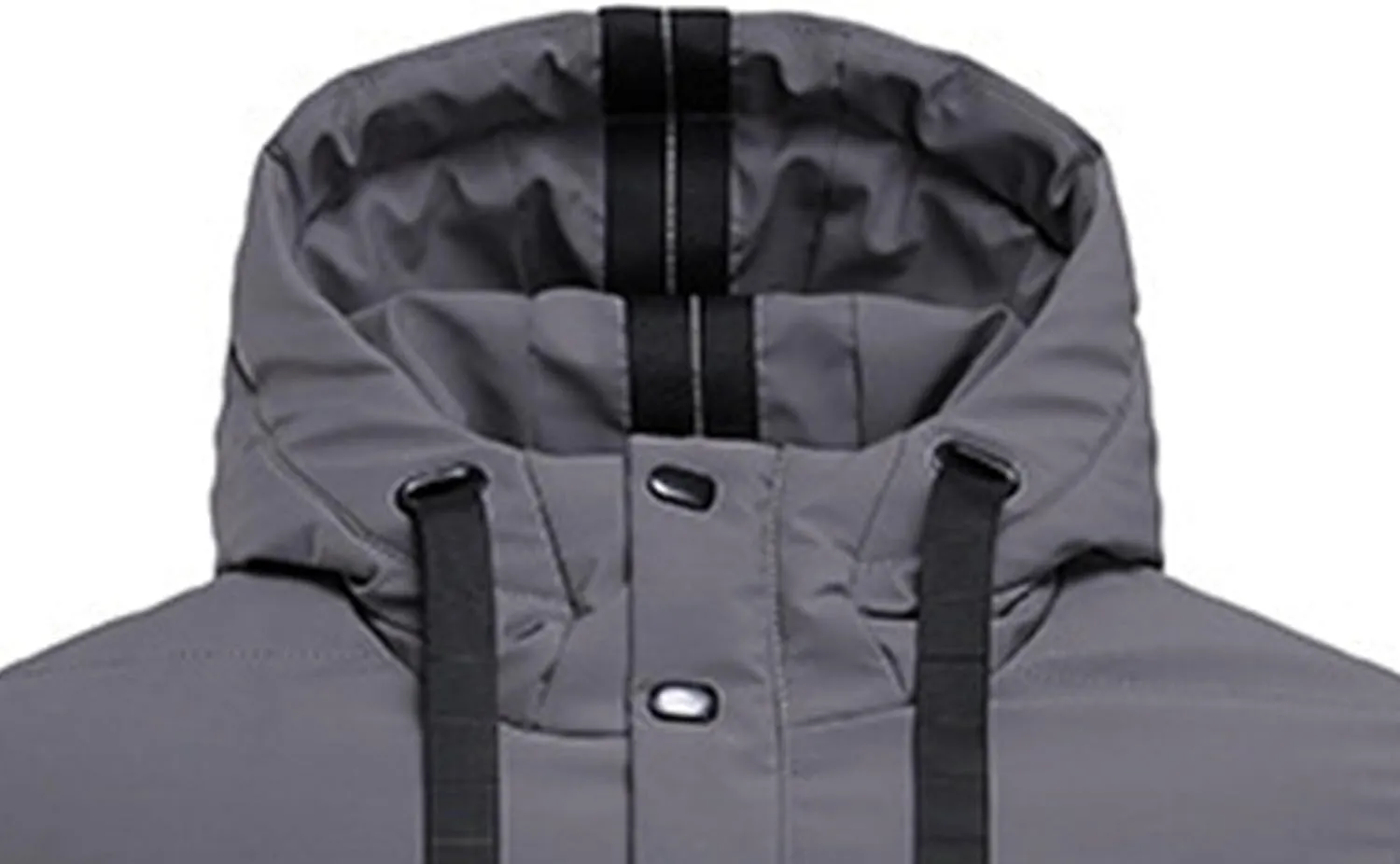 JEShifangjiusu Mens Thickened Down Jacket Winter Warm Down Coat Windbreaker Long Waterproof Insulated Puffer Down Jacket