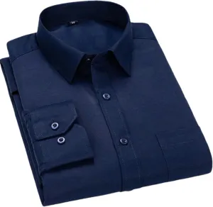 JXQXHCFS Men's Long Sleeved Shirt Business Casual Slim Fit Shirts Men Striped Dress Work Social Dress Shirt