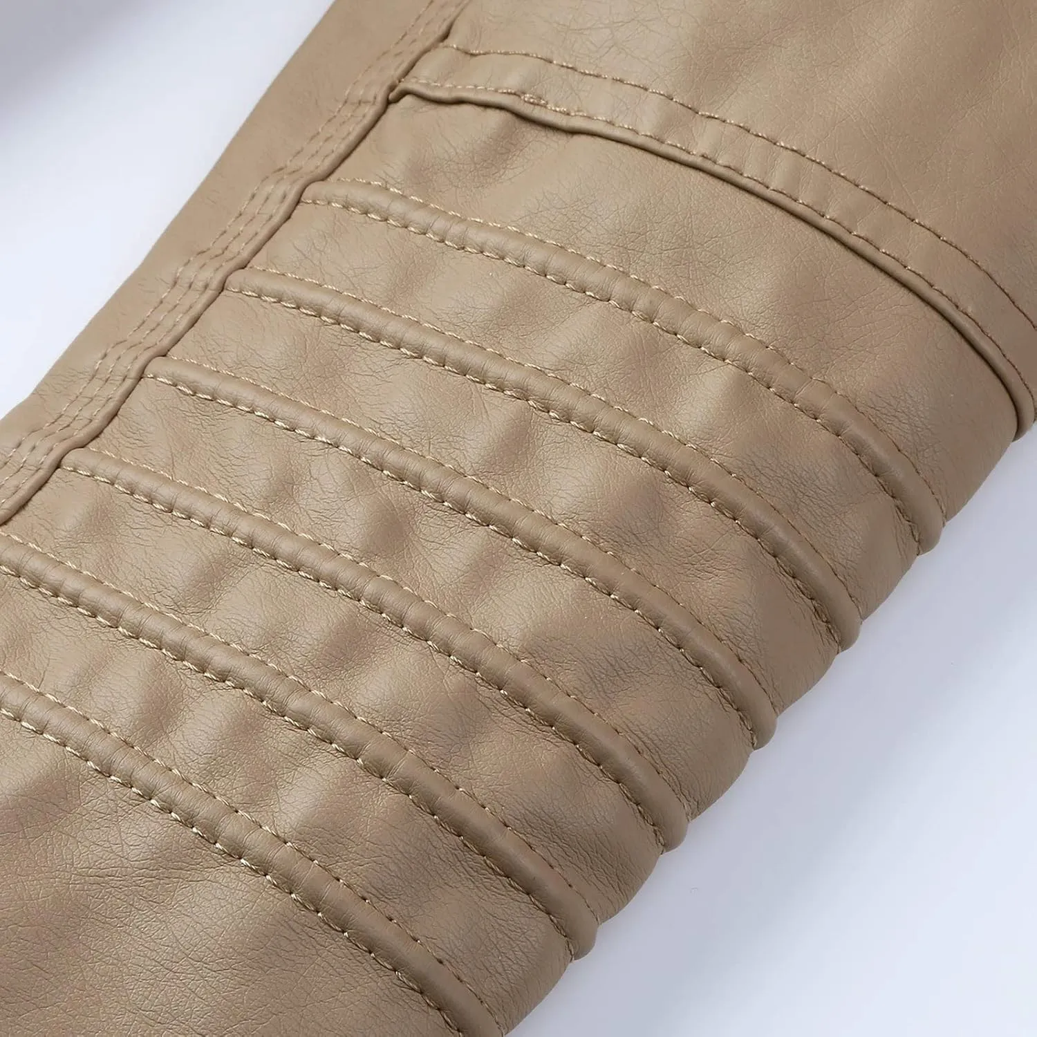 LCMTWX Women Jackets Belt Motorcycle Stand Zip Tops Slim Jacket Coat Collar Leather Women's Coat Jacket Women Womens