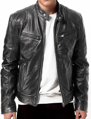 Leather Jackets for men  Biker Leather Jacket  Motorcycle Jacket men  Faux Leather Jacket