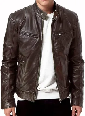Leather Jackets for men  Biker Leather Jacket  Motorcycle Jacket men  Faux Leather Jacket