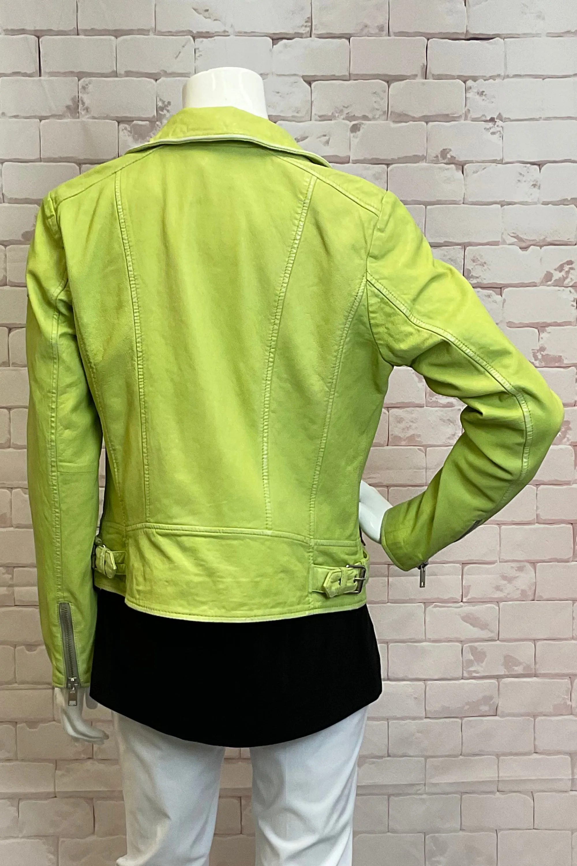 LIMEADE REAL LEATHER MOTO JACKET