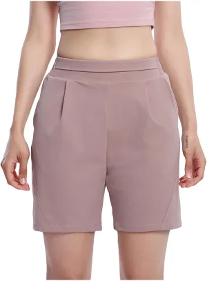 Linen Shorts for Women Casual Summer High Waisted Running Shorts Loose Fit Breathable Workout Outfits