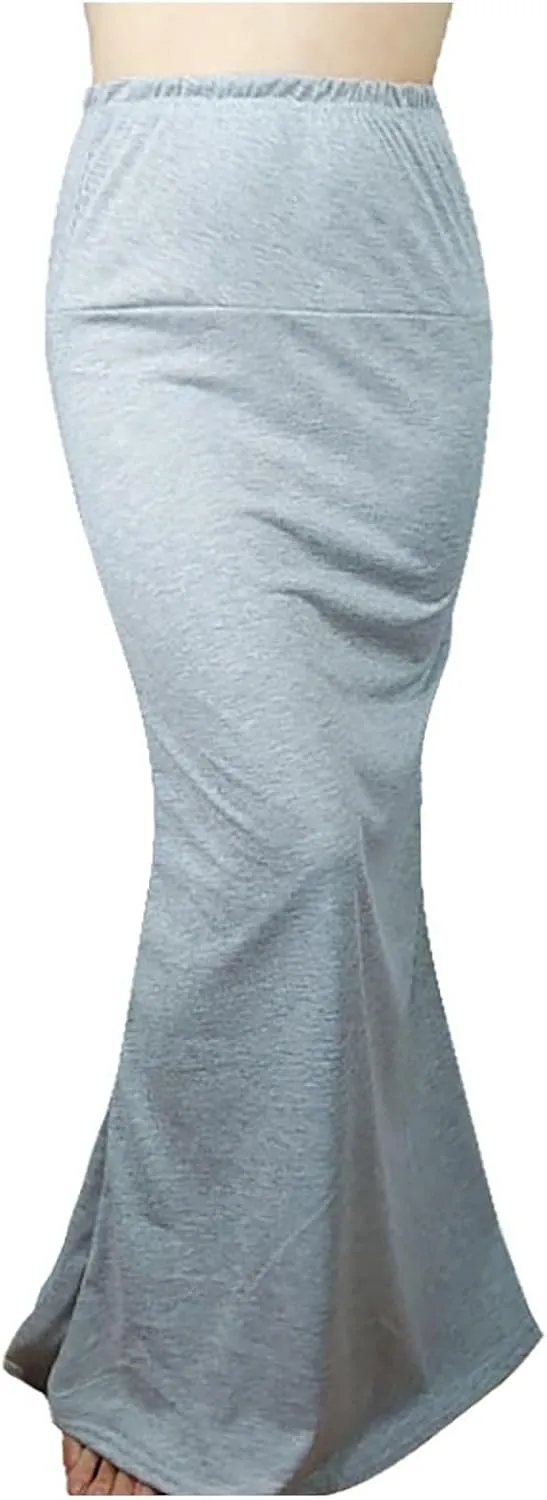 Long Mermaid Skirts for Women Tummy Control Pencil Skirt Elegant Strenchy Satin A-Line Maxi Skirt Bodycon Fishtail Skirts