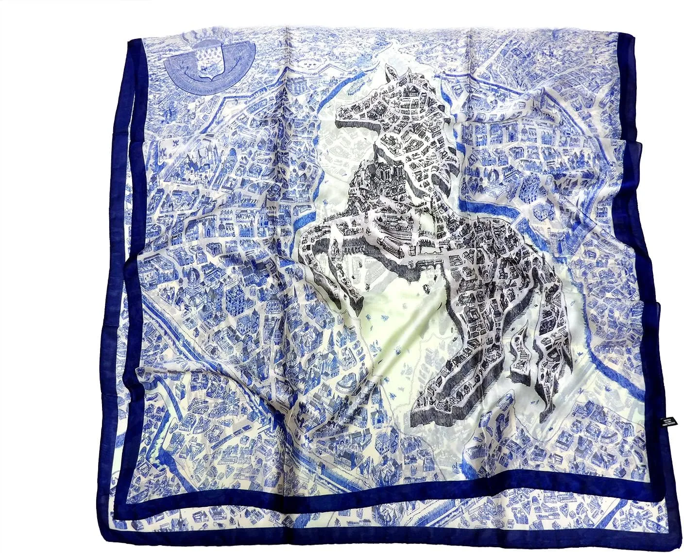 Long Silk Scarf Summer Lightweight Satin Shawl Outdoor Floral Large Wrap 70''X35''