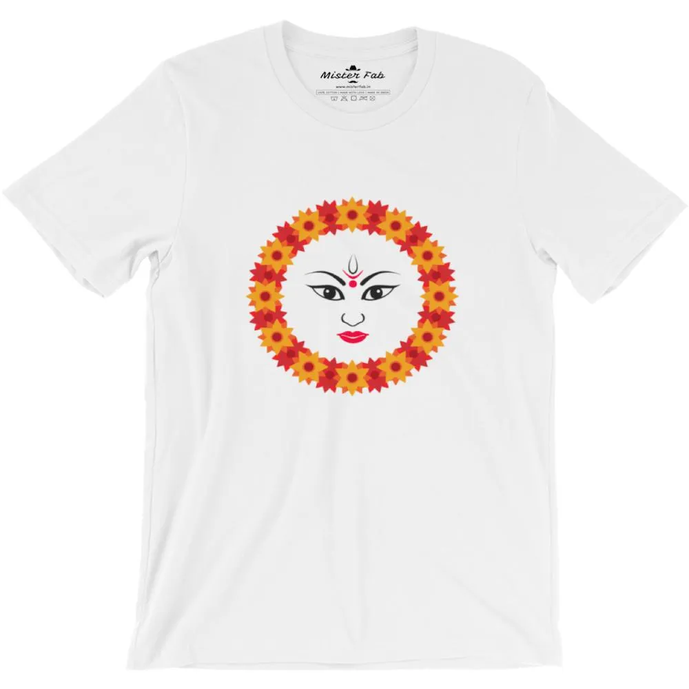 Maa Durga round Neck T-Shirts