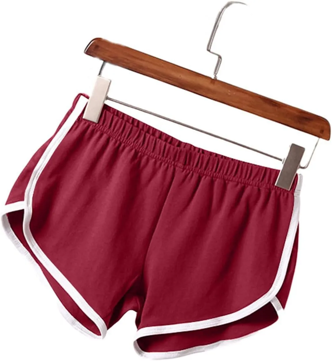 maisdgop Yoga Shorts for Women 3 Pack High Waisted Running Shorts Trendy Workout Dolphin Shorts Casual Summer Biker Shorts