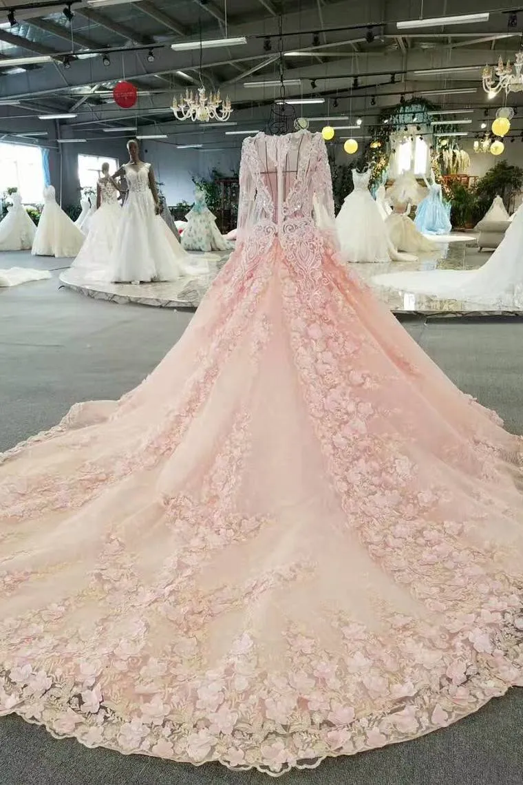 Marvelous Scoop Neck Floral Wedding Dresses Zipper Up With Appliques And Handmade Flowers