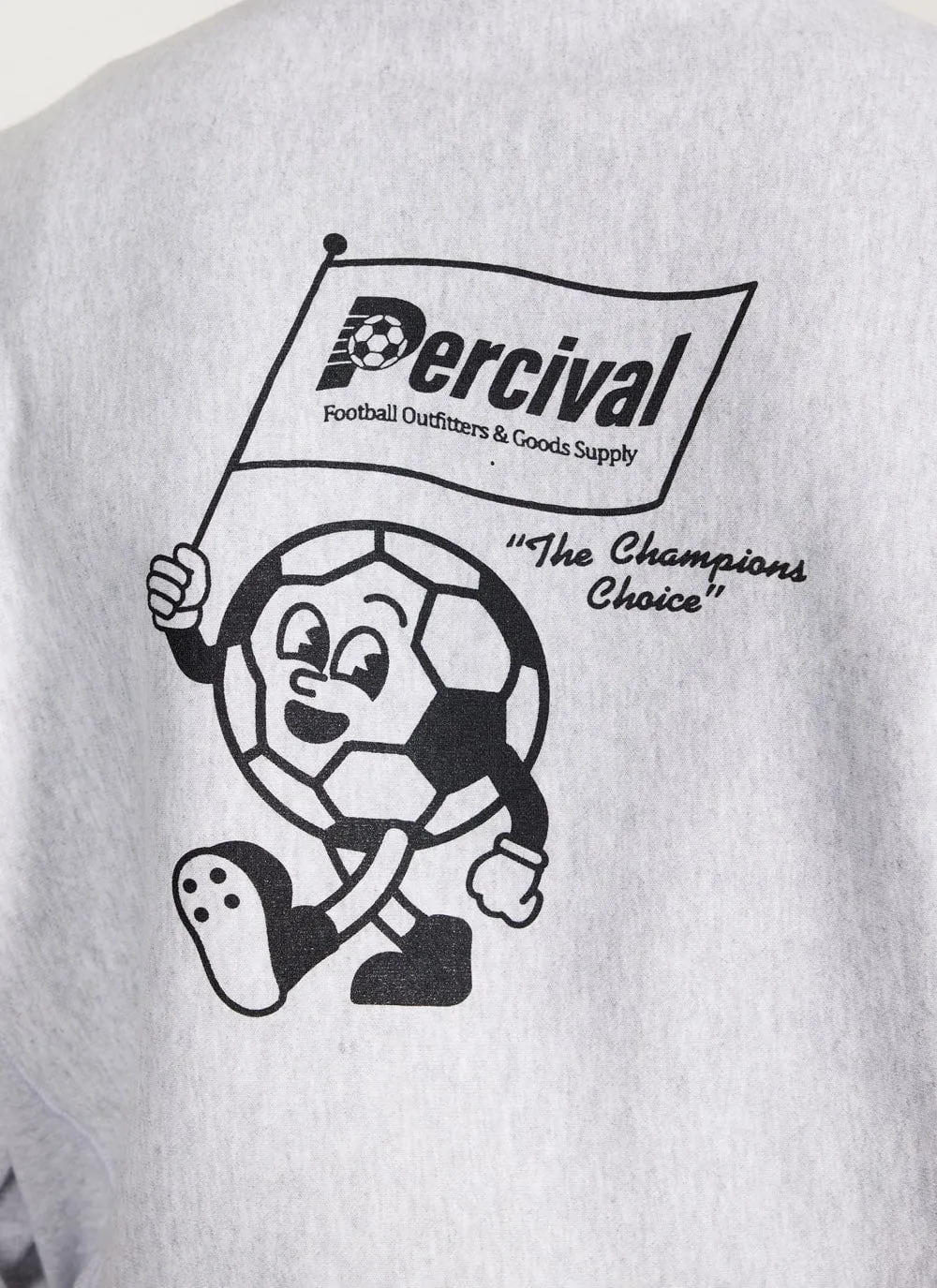 Mascot Hoodie | Champion and Percival | Athletic Grey