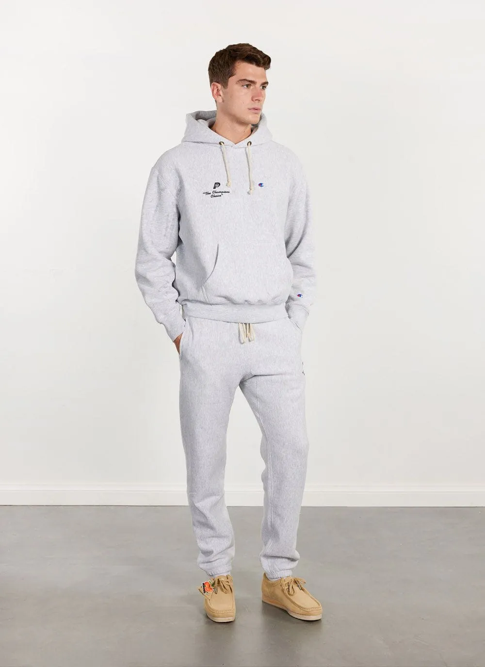 Mascot Hoodie | Champion and Percival | Athletic Grey