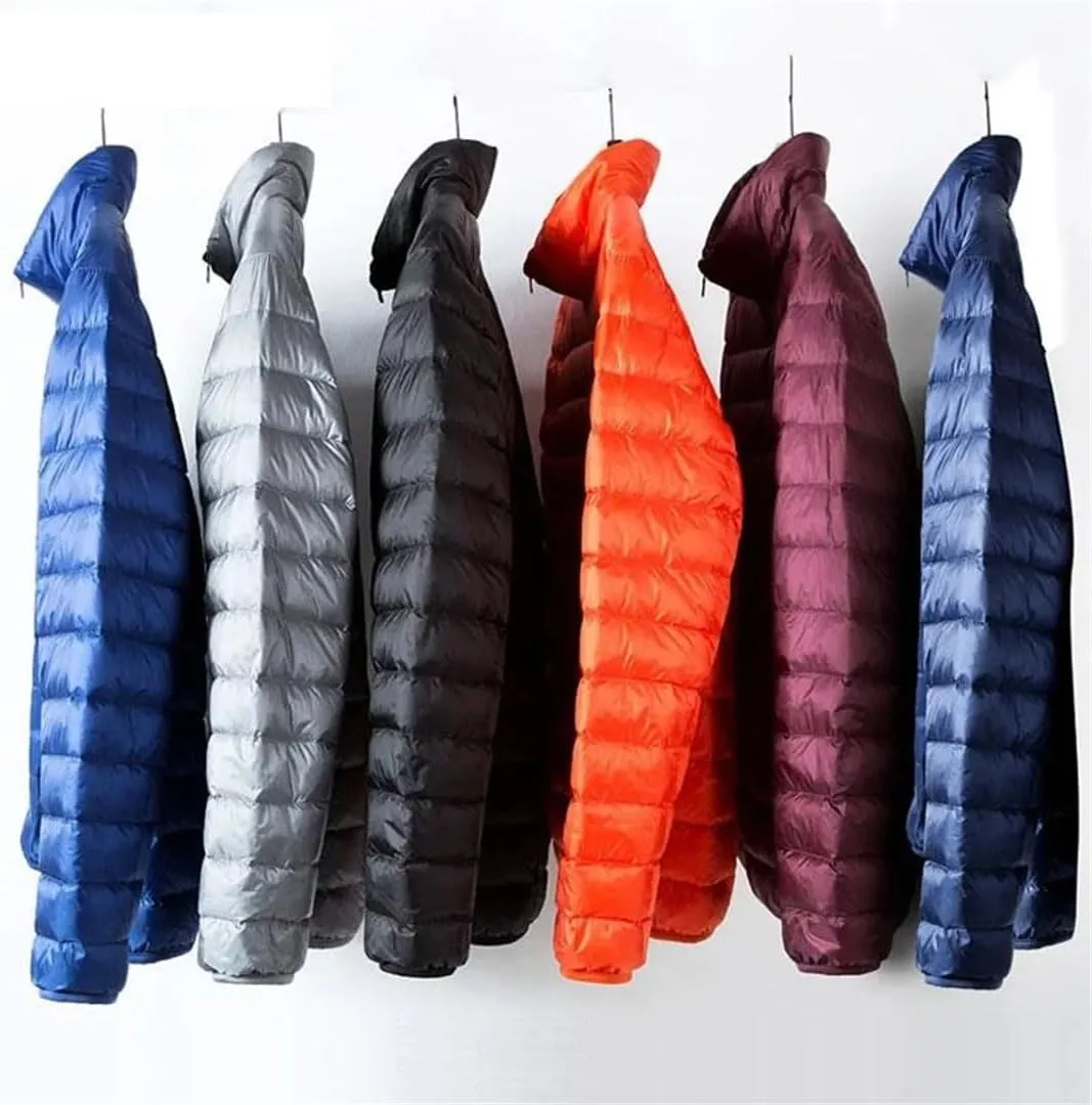 Men Down Jacket For Men Warm Standing Collar Jacket Cold Proof Fashion Down Jacket Down Coat