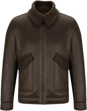 Men Faux Leather Long Sleeve Fleece Coat Winter Casual Solid Zip Jacket Outdoor Warm Loose Soft Hoodless Coat Outwear