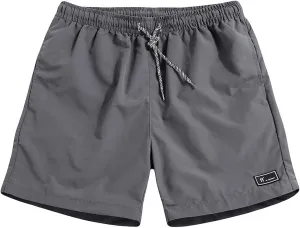 Men's 5" Casual Shorts Drawstring Stretch Waist Summer Quick Dry Beach Athletic Gym Lightweight Solid Golf Shorts
