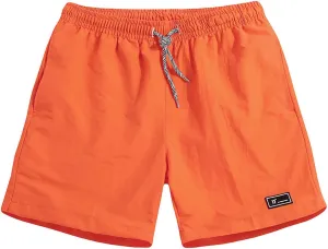 Men's 5" Casual Shorts Drawstring Stretch Waist Summer Quick Dry Beach Athletic Gym Lightweight Solid Golf Shorts