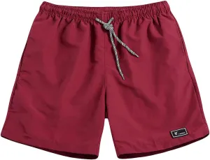 Men's 5" Casual Shorts Drawstring Stretch Waist Summer Quick Dry Beach Athletic Gym Lightweight Solid Golf Shorts