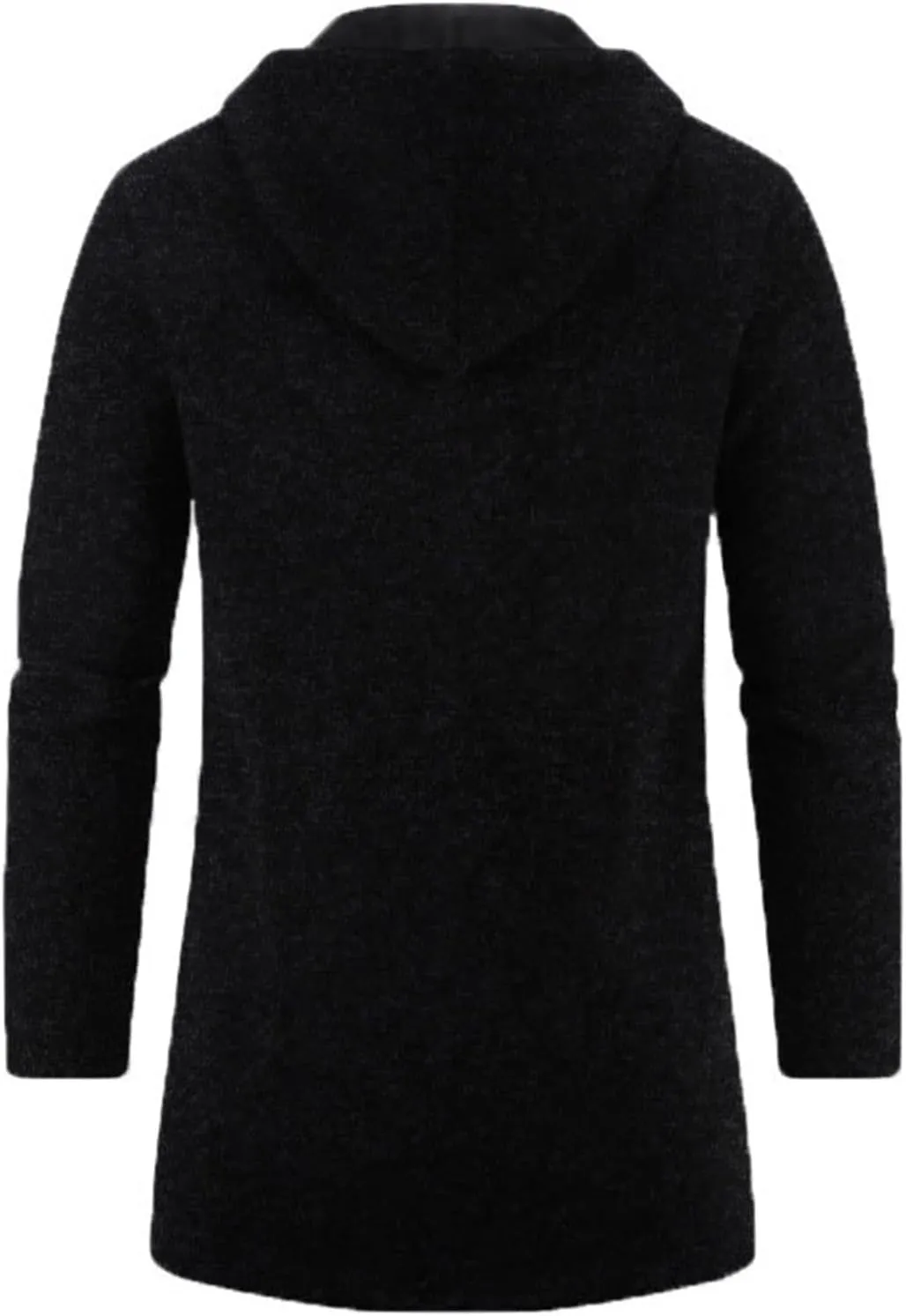 Mens Cardigan Sweater Long Hoodie Sweater Zip Up Knit Cardigan Plus Size Knit Sweater Jacket Fall Winter Cardigan