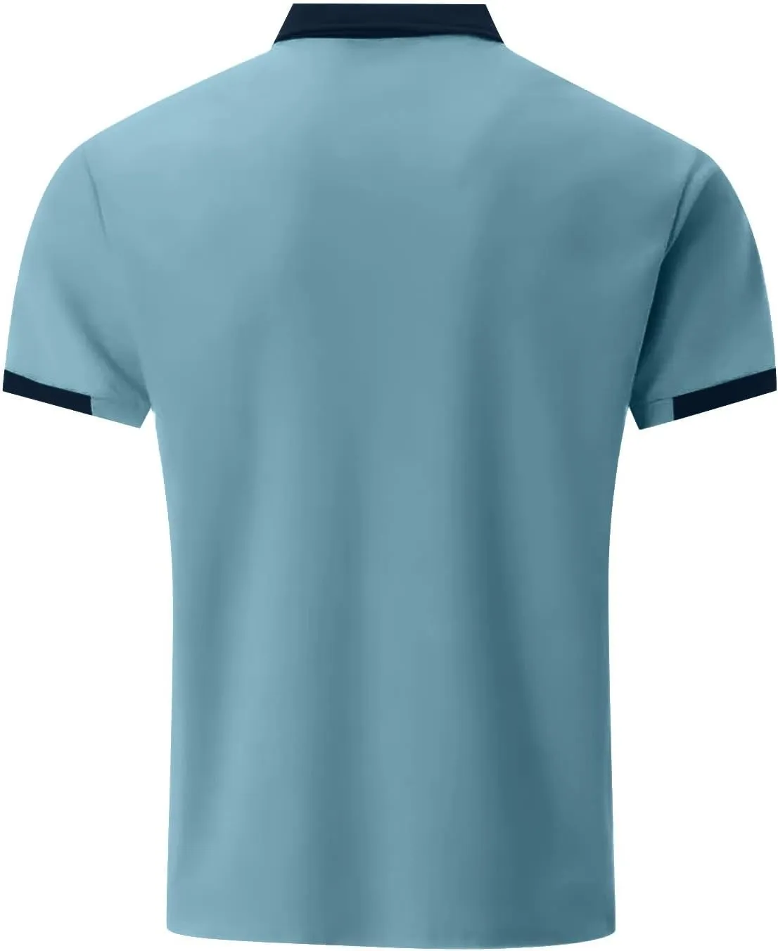 Men's Casual Polo Shirts 2025 Solid/Colo Short Sleeve Fashion Shirt Classic Striped Slim Fit Golf Tennis Tops