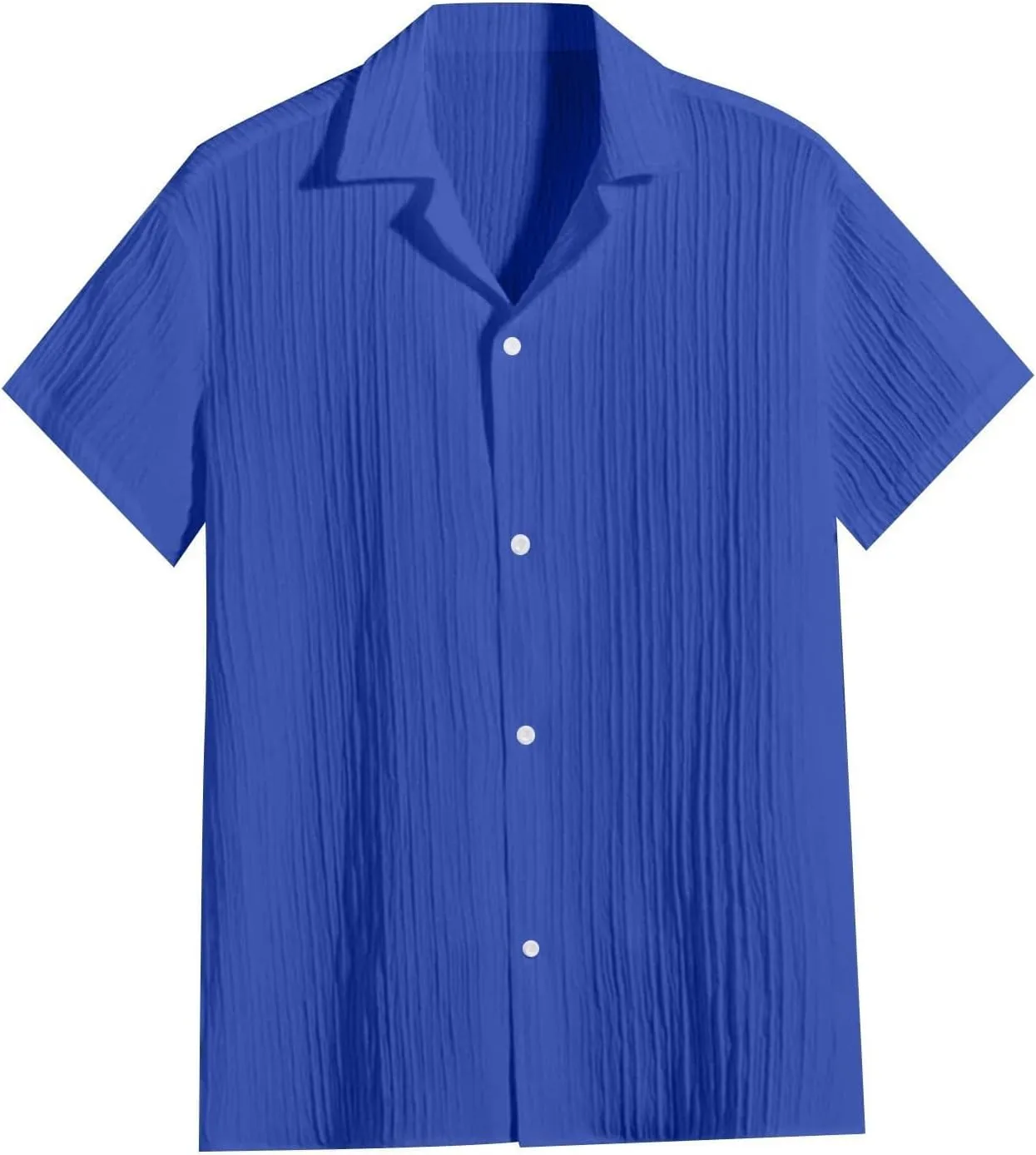 Men's Casual Shirts Short Sleeve Button Down Shirt Linen Shirt Wedding Beach Fashion Shirt Vacation Hawaiian Shirt