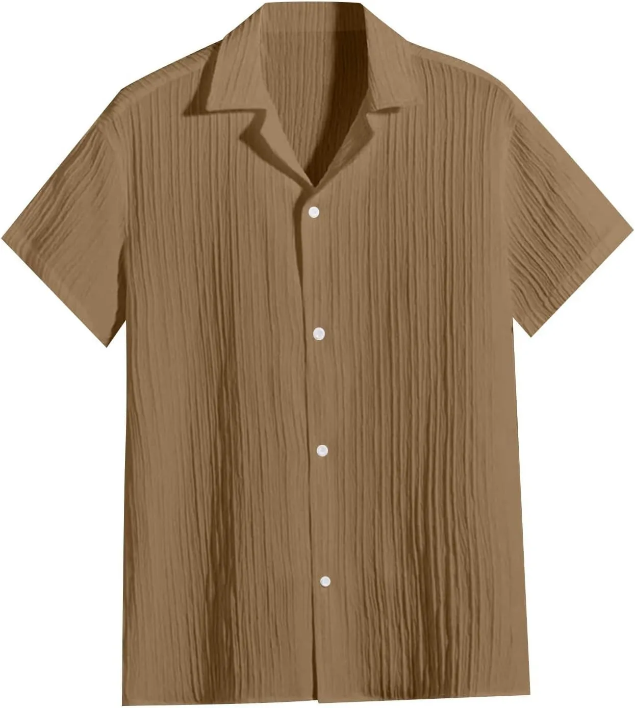 Men's Casual Shirts Short Sleeve Button Down Shirt Linen Shirt Wedding Beach Fashion Shirt Vacation Hawaiian Shirt