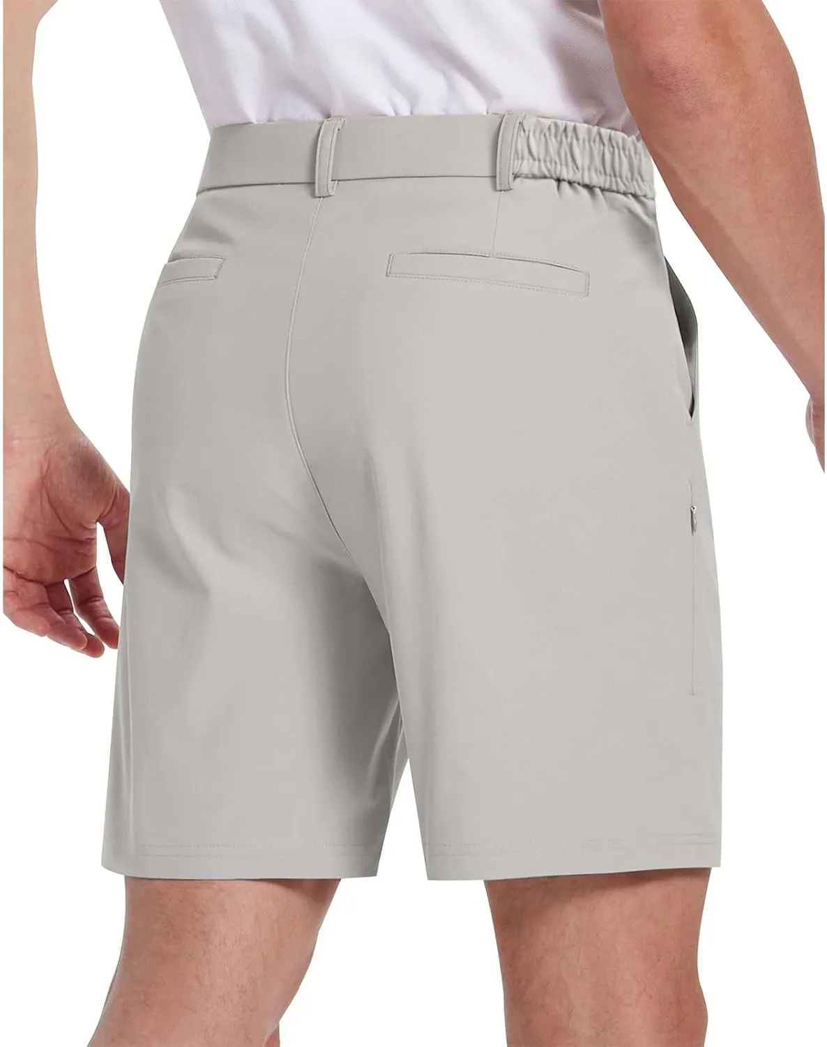 Men's Casual Shorts Golf Shorts for Men Flat Front Dress Work Quick Dry Lightweight Trousers with Pockets