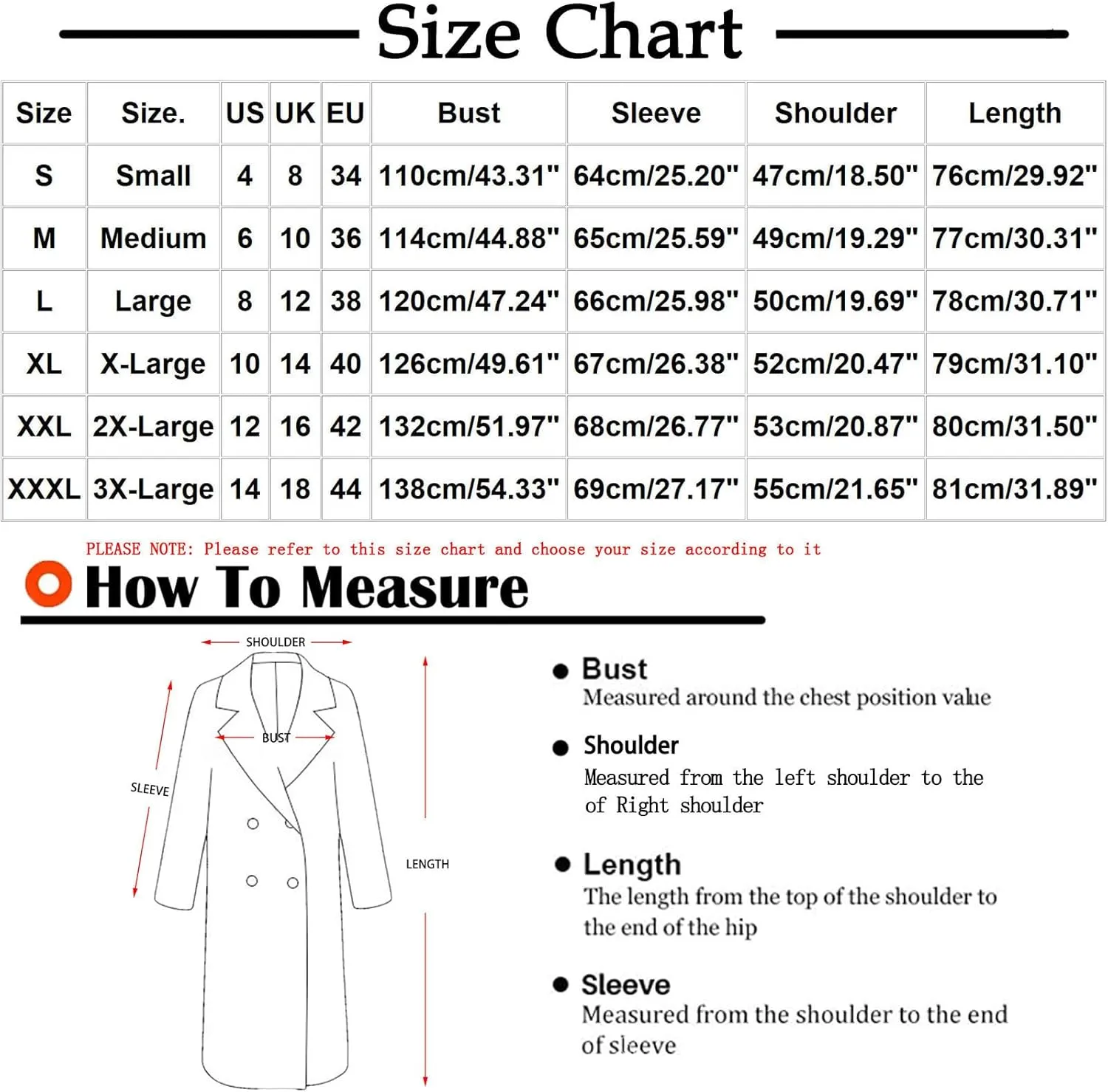 Mens Classic Pea Coat Notched Collar Double Breasted Slim Fit Winter Warm Heavyweight Trench Coats Overcoats Outwear