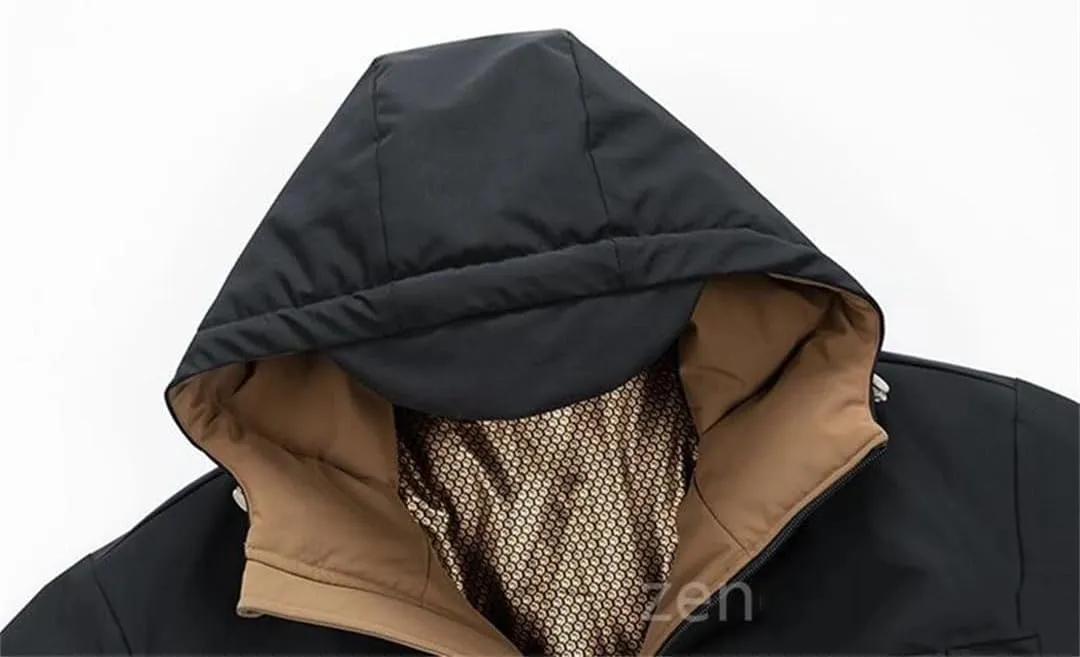 Men's Down Jacket Loose Jacket Plus Size Trend Warm Duck Down Jacket